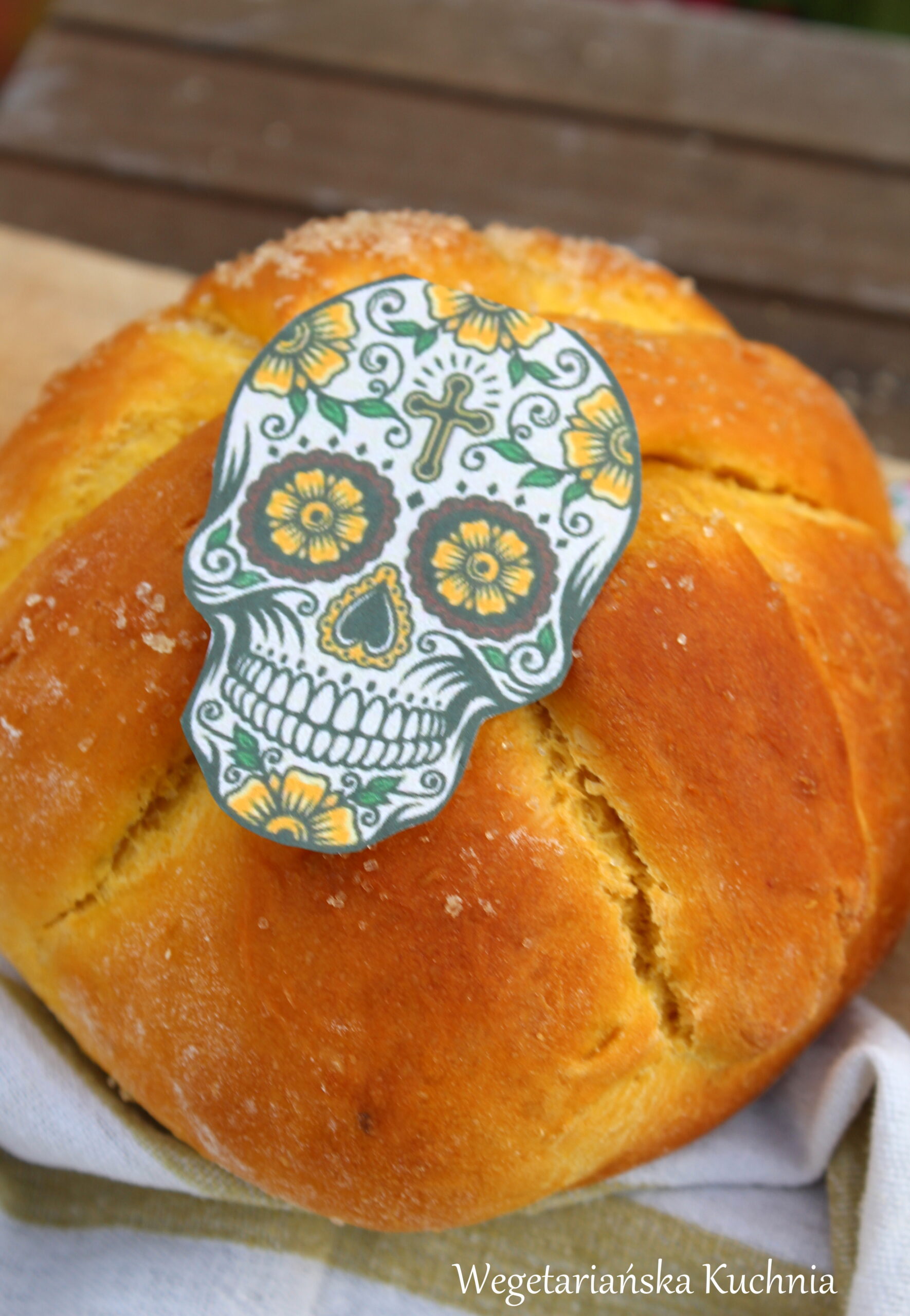 Pan de Muerto – meksykański chlebek zmarłych w wersji wegańskiej